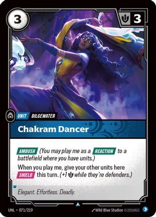 Chakram Dancer (071/219) [Unleashed] - Deck Out Gaming