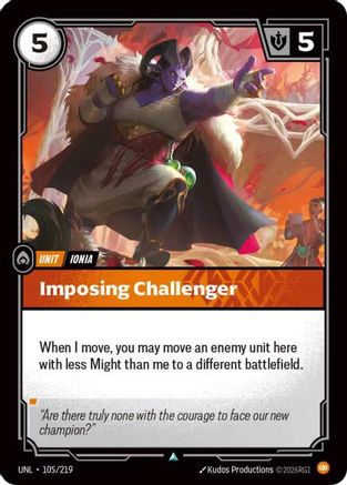 Imposing Challenger (105/219) [Unleashed] - Deck Out Gaming