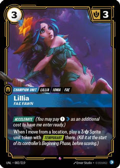 Lillia - Fae Fawn (082/219) [Unleashed] Foil - Deck Out Gaming