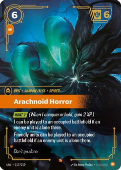 Arachnoid Horror (117/219) [Unleashed] Foil - Deck Out Gaming