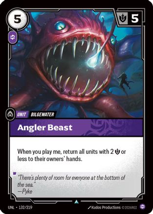 Angler Beast (132/219) [Unleashed] - Deck Out Gaming