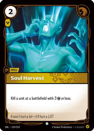 Soul Harvest (159/219) [Unleashed] Foil - Deck Out Gaming