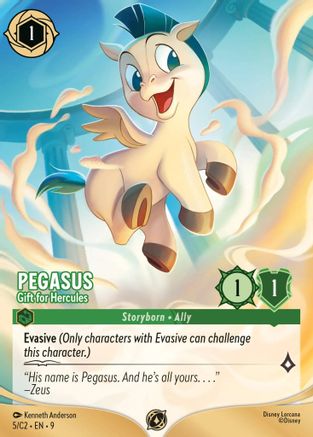 Pegasus - Gift for Hercules (5) (5) [Disney Lorcana Promo Cards] - Deck Out Gaming