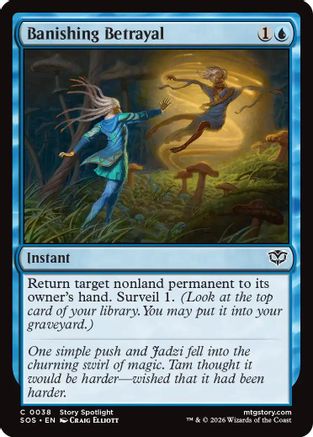 Banishing Betrayal (38) [Secrets of Strixhaven] foil - Deck Out Gaming