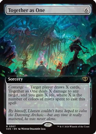 Together as One (Extended Art) (307) [Secrets of Strixhaven] - Deck Out Gaming
