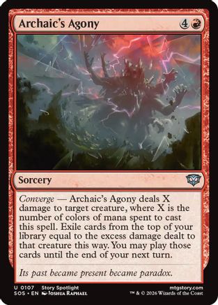 Archaic's Agony (107) [Secrets of Strixhaven] - Deck Out Gaming