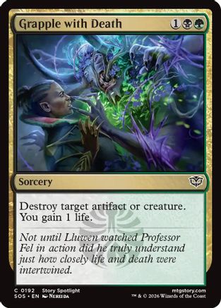 Grapple with Death (192) [Secrets of Strixhaven] foil - Deck Out Gaming