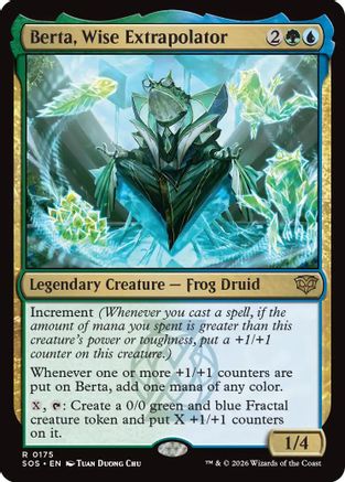 Berta, Wise Extrapolator (175) [Secrets of Strixhaven] - Deck Out Gaming