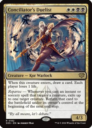 Conciliator's Duelist (182) [Secrets of Strixhaven] foil - Deck Out Gaming