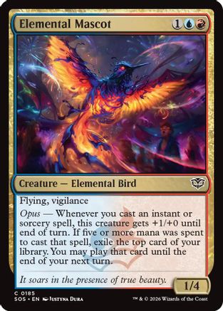 Elemental Mascot (185) [Secrets of Strixhaven] - Deck Out Gaming