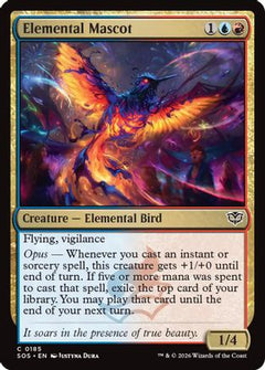 Elemental Mascot (185) [Secrets of Strixhaven] foil - Deck Out Gaming