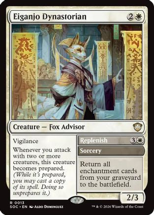 Eiganjo Dynastorian (13) [Commander: Secrets of Strixhaven] - Deck Out Gaming