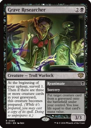 Grave Researcher (85) [Secrets of Strixhaven] - Deck Out Gaming
