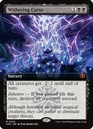 Withering Curse (Extended Art) (330) [Secrets of Strixhaven] foil - Deck Out Gaming