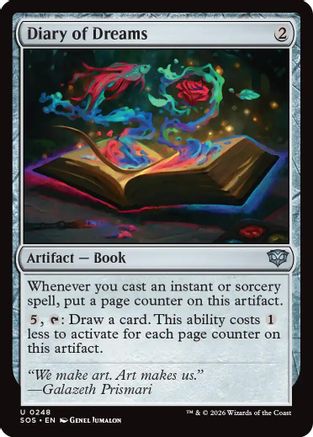 Diary of Dreams (248) [Secrets of Strixhaven] - Deck Out Gaming