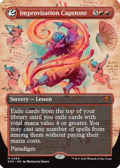 Improvisation Capstone (Borderless) (294) [Secrets of Strixhaven] foil - Deck Out Gaming
