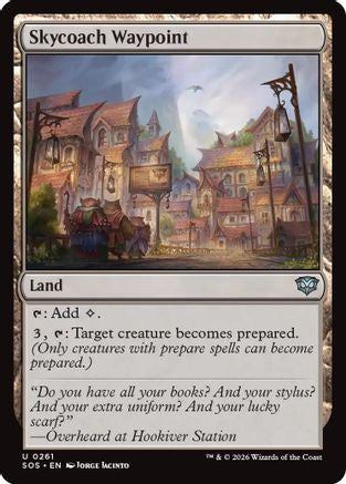 Skycoach Waypoint (261) [Secrets of Strixhaven] foil - Deck Out Gaming