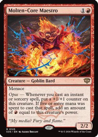 Molten-Core Maestro (125) [Secrets of Strixhaven] - Deck Out Gaming