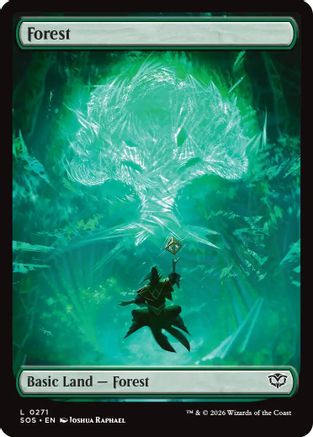 Forest (0271) (271) [Secrets of Strixhaven] foil - Deck Out Gaming