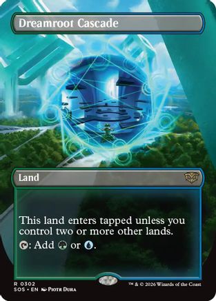 Dreamroot Cascade (Borderless) (302) [Secrets of Strixhaven] foil - Deck Out Gaming