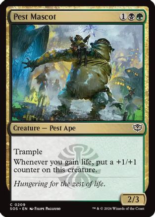 Pest Mascot (209) [Secrets of Strixhaven] - Deck Out Gaming