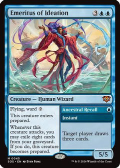 Emeritus of Ideation (45) [Secrets of Strixhaven] foil - Deck Out Gaming