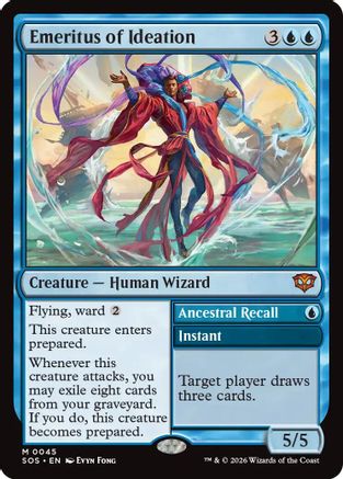 Emeritus of Ideation (45) [Secrets of Strixhaven] foil - Deck Out Gaming
