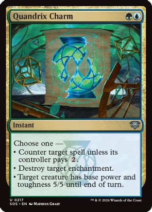 Quandrix Charm (217) [Secrets of Strixhaven] foil - Deck Out Gaming