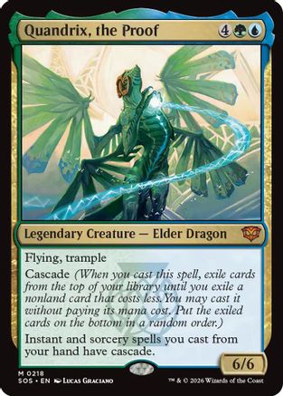 Quandrix, the Proof (218) [Secrets of Strixhaven] foil - Deck Out Gaming
