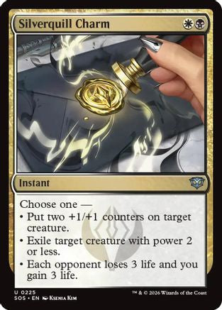 Silverquill Charm (225) [Secrets of Strixhaven] foil - Deck Out Gaming