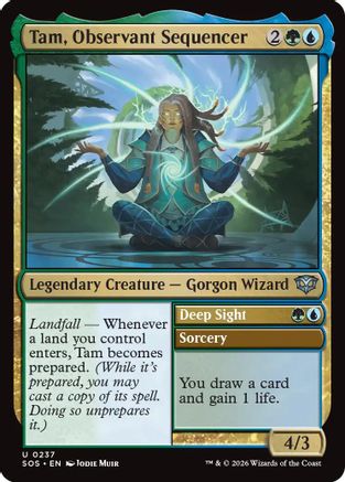 Tam, Observant Sequencer (237) [Secrets of Strixhaven] - Deck Out Gaming