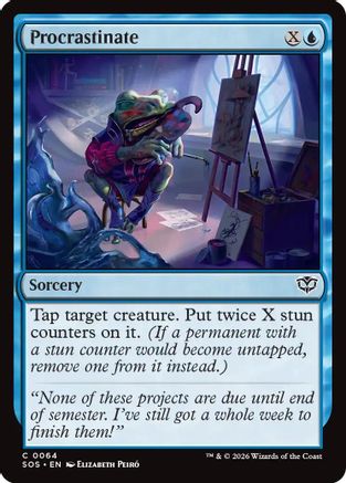 Procrastinate (64) [Secrets of Strixhaven] foil - Deck Out Gaming