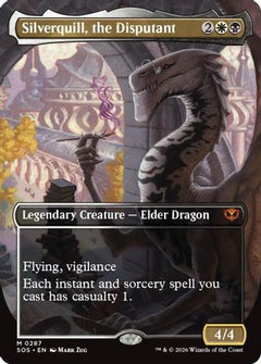 Silverquill, the Disputant (Borderless) (287) [Secrets of Strixhaven] - Deck Out Gaming