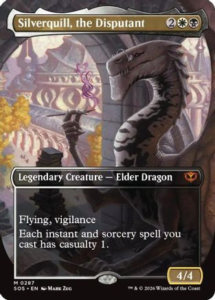 Silverquill, the Disputant (Borderless) (287) [Secrets of Strixhaven] - Deck Out Gaming