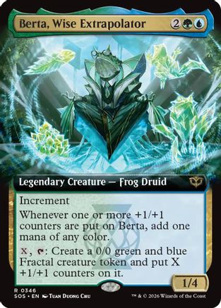 Berta, Wise Extrapolator (Extended Art) (346) [Secrets of Strixhaven] - Deck Out Gaming