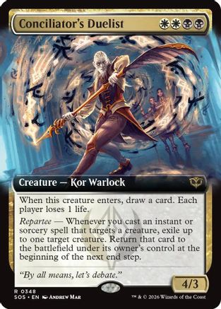 Conciliator's Duelist (Extended Art) (348) [Secrets of Strixhaven] foil - Deck Out Gaming