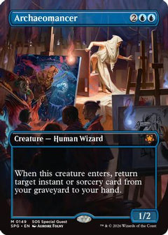 Archaeomancer (Borderless) (149) [Special Guests] - Deck Out Gaming