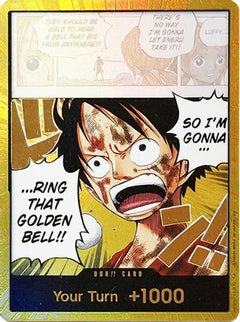 DON!! Card (Luffy) (Gold) [Adventure on Kami's Island] Foil-1