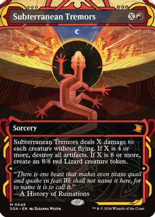 Subterranean Tremors (48) [Secrets of Strixhaven: Mystical Archive] foil - Deck Out Gaming