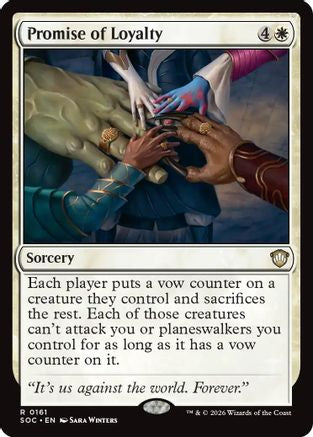 Promise of Loyalty (161) [Commander: Secrets of Strixhaven] - Deck Out Gaming