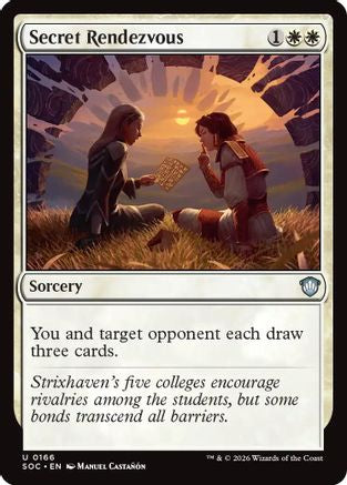 Secret Rendezvous (166) [Commander: Secrets of Strixhaven] - Deck Out Gaming