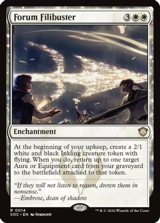 Forum Filibuster (14) [Commander: Secrets of Strixhaven] - Deck Out Gaming
