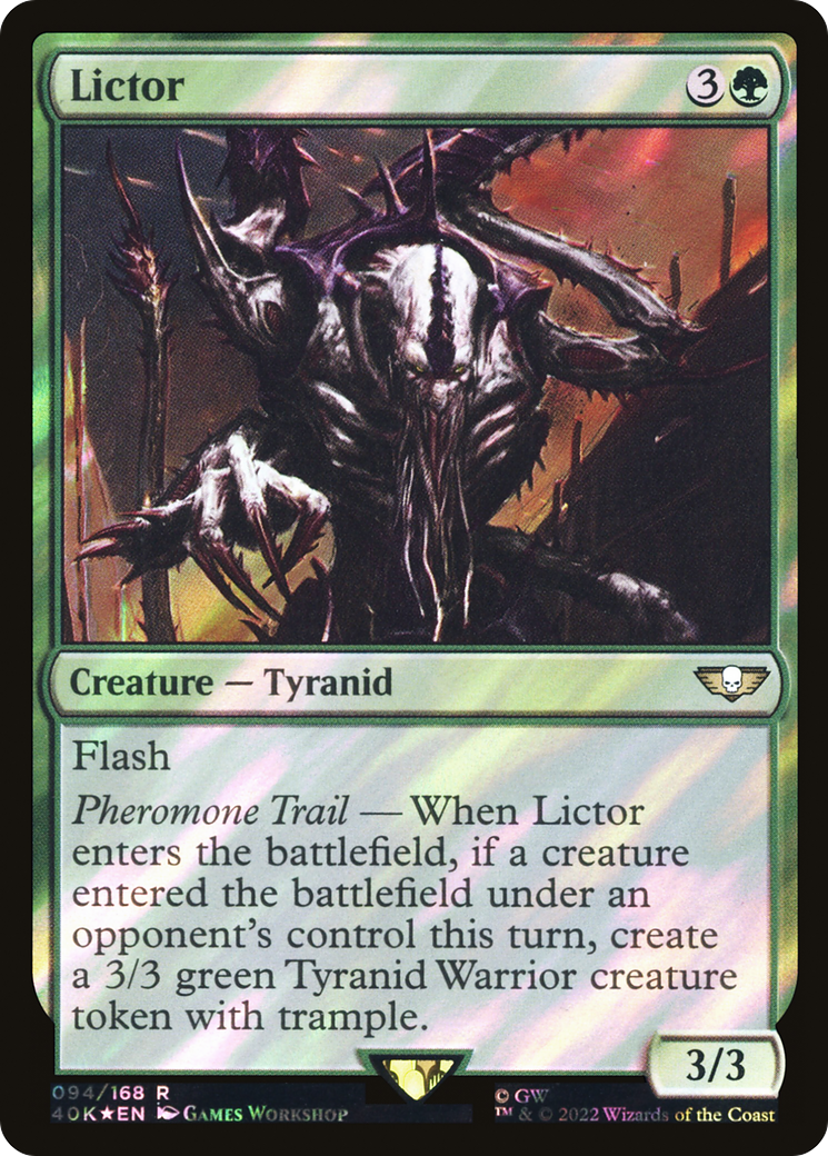 Lictor (Surge Foil) (94) [Warhammer 40,000 Commander] foil - Deck Out Gaming