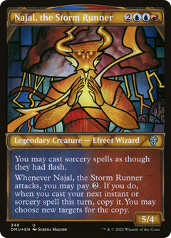 Najal, the Storm Runner (Textured Foil) (348) [Dominaria United] foil - Deck Out Gaming