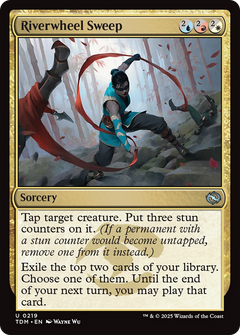 Riverwheel Sweep (219) [Tarkir: Dragonstorm] foil - Deck Out Gaming