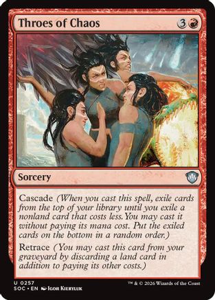 Throes of Chaos (257) [Commander: Secrets of Strixhaven] - Deck Out Gaming