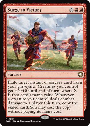 Surge to Victory (256) [Commander: Secrets of Strixhaven] - Deck Out Gaming