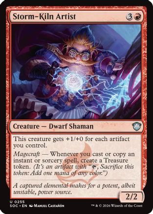 Storm-Kiln Artist (255) [Commander: Secrets of Strixhaven] - Deck Out Gaming