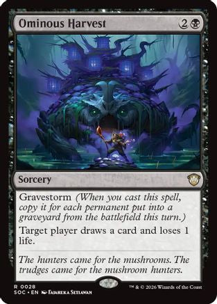 Ominous Harvest (28) [Commander: Secrets of Strixhaven] - Deck Out Gaming