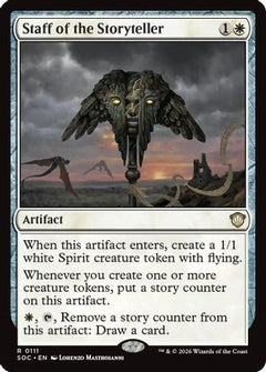Staff of the Storyteller (111) [Commander: Secrets of Strixhaven] - Deck Out Gaming